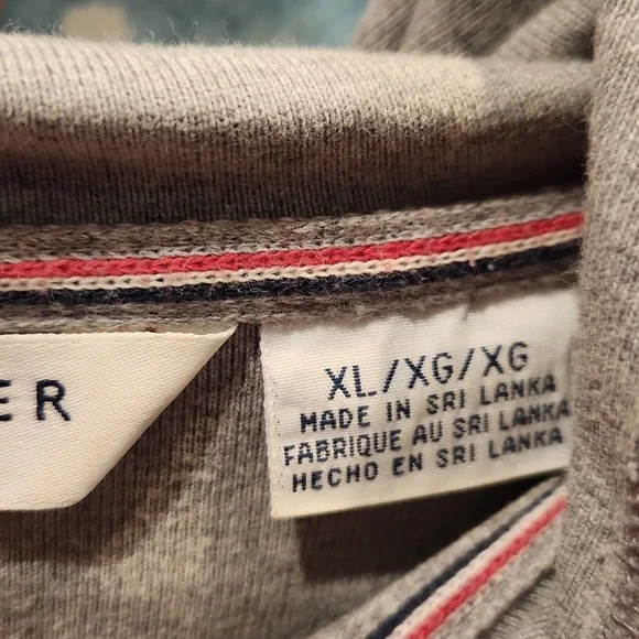 EUC Tommy Hilfiger Jeans Women's sz XL Sleeveless Coverup w/front pouch - Picture 5 of 7